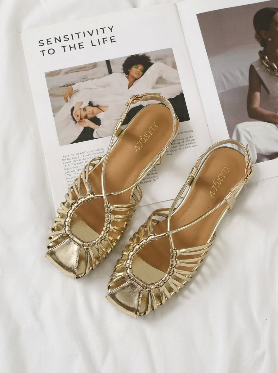 Lorena™ | Elegant Sandals with Central Detail