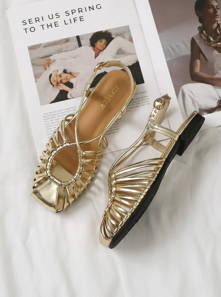 Lorena™ | Elegant Sandals with Central Detail
