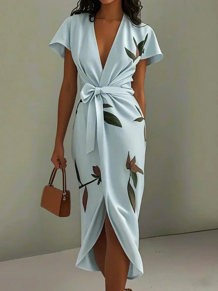 Jasmine™ | Elegant Bow Closure Dress