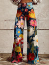 Léna - Floral Wide Leg Trousers